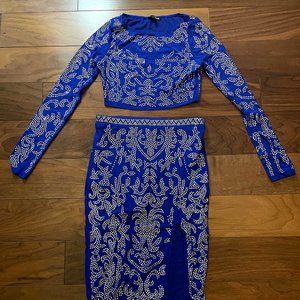 Fashion Nova Got To Shine Skirt Set